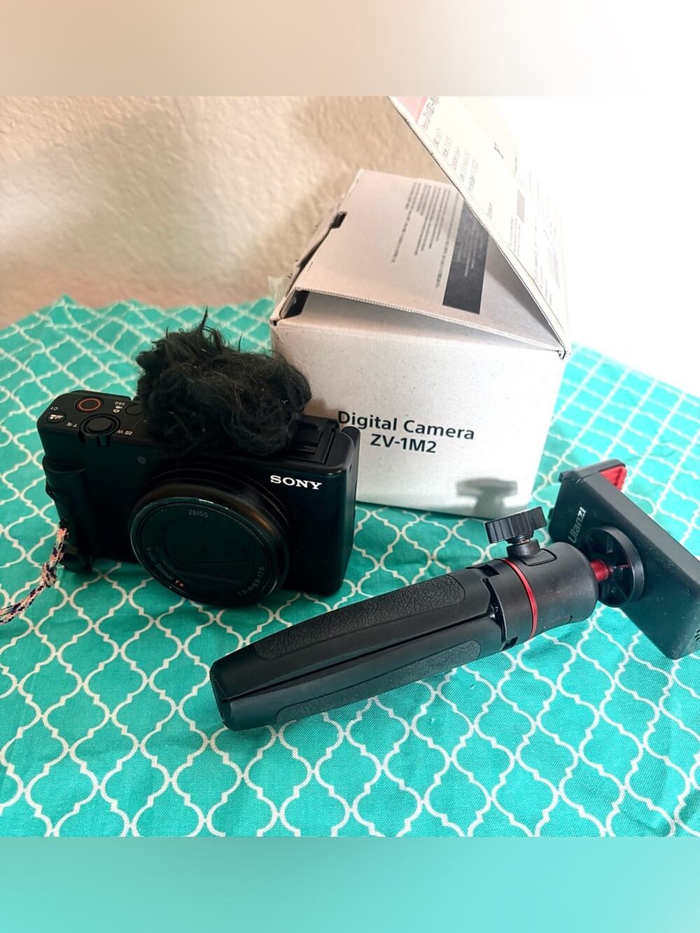 Sony Black Digital Camera ZV-1 II  (ZV-1M2) with Hand Grip Accessory